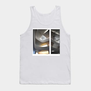 interior art in modern design in fine museum wonder wallpaper ecopop photograph Tank Top